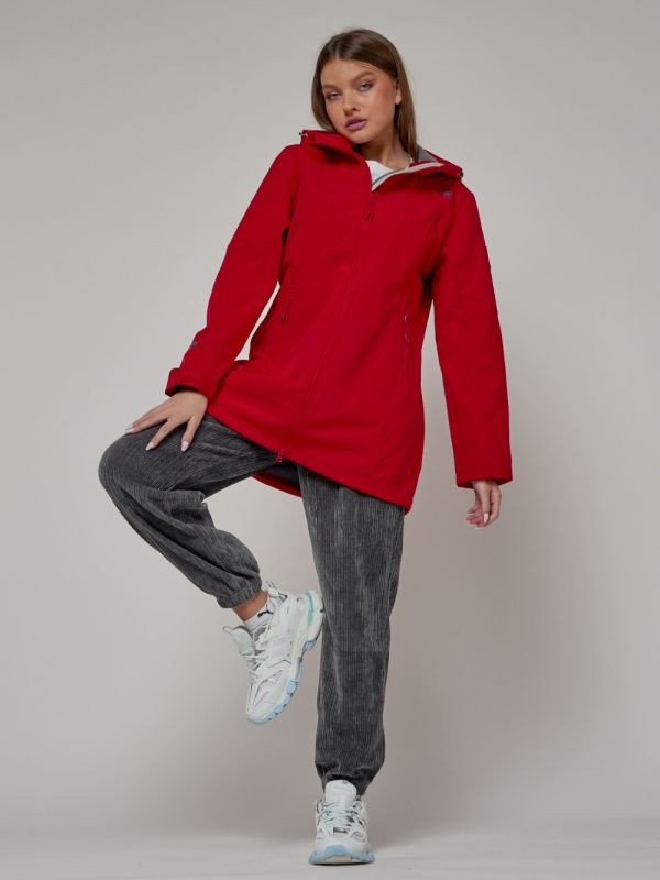 Women's windbreaker MTFORCE large size red 22335Kr